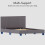 Vida Designs (Small Double, Grey) Lisbon Faux Leather Upholstered Bed Frame UKFR 5