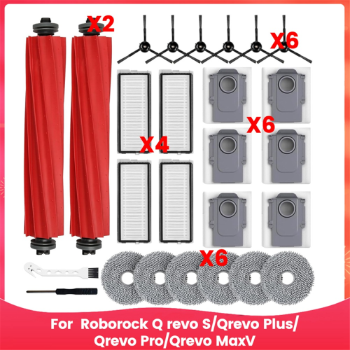 Kit Ricambi Per Aspirapolvere Robot Imou L11 - 10 Spazzole, 5 Filtri, 3 Panni E 3 Sacchetti