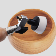 Bowl Sander Set 50pcs Sandpaper Discs Bowl Sanding Tool with Handle