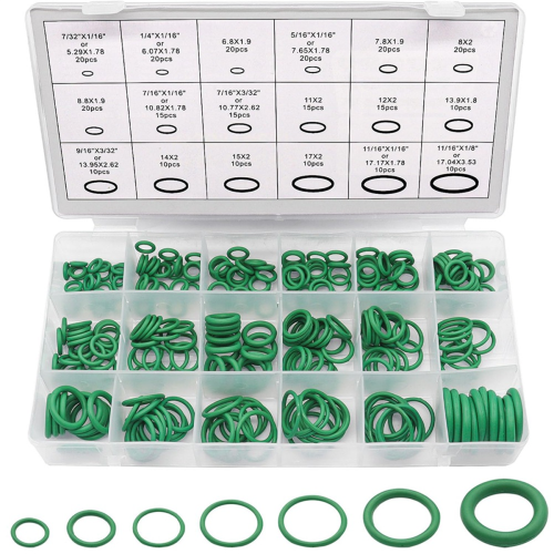 270PCS O-Ring Seals Kit + 40PCS A/C Valve Core Assortment 2