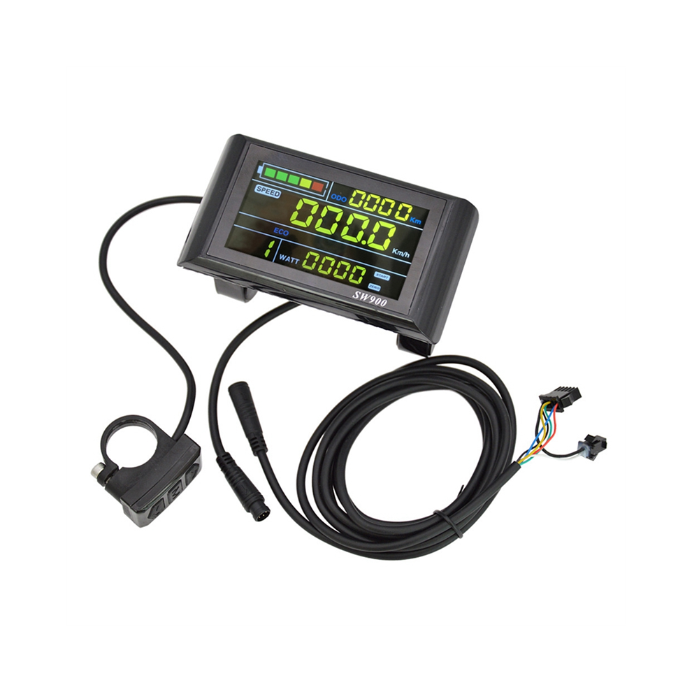Neznačkové Sw900 Lcd Display Meter Control Panel 24 36 48V 52V 60V 6 Pins Plug