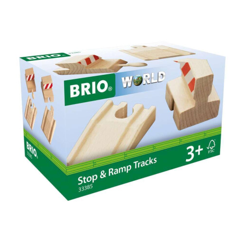 Brio BRIO - Conjunto de 2 Rampas e 2 Pára-choques - Misto - a partir de 3 anos