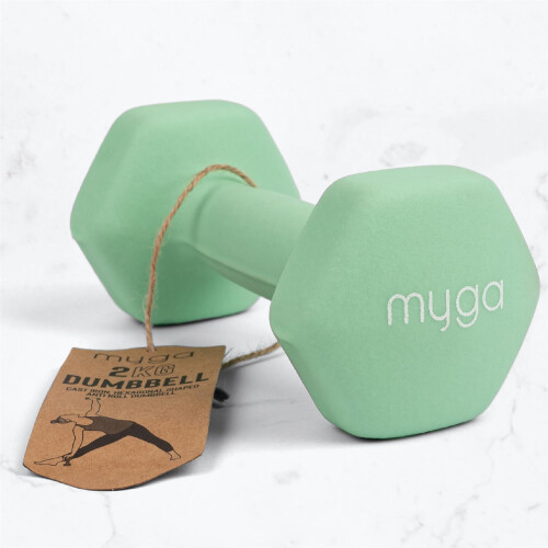 Myga 2kg Hex Dumbbell 1