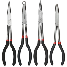 11-Inch Long Pliers Straight, 45-Degree, 90-Degree and O-Type Pliers