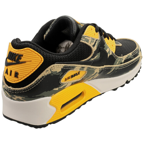 Nike (41) Nike Air Max 90 PrM Schwarzgold Herrenmode Sneaker 1