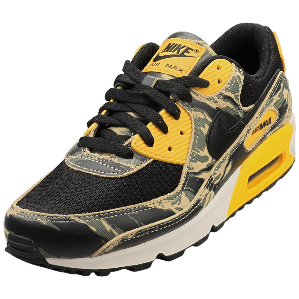 (8) Nike Nike Air Max 90 Prm Mens Fashion Trainers in Black Gold