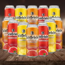 Schofferhofer Pineapple Grapefruit Watermelon Mint Beer Mixed Case 2.5% ABV (12 Pack)