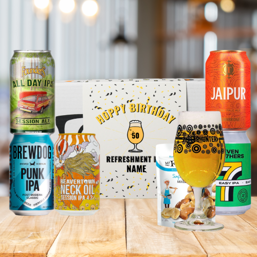 Personalised IPA Birthday Craft Beer Gift Set - (5 x 330ml)