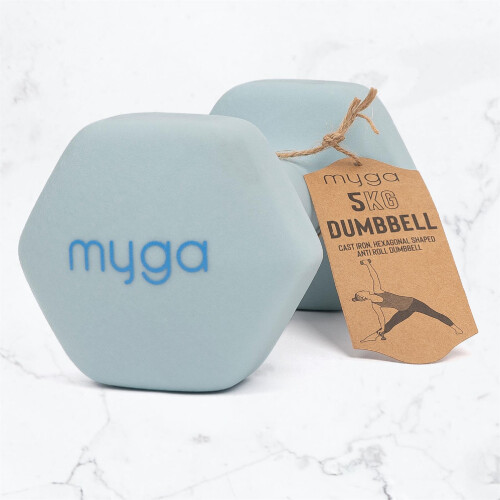 Myga 5kg Hex Dumbbell 1