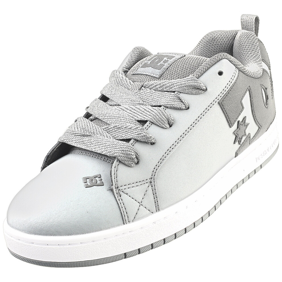 DC Shoes Court Graffik Mens Skate Trainers in Grey Black - 7 UK