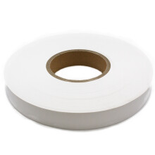 25mm Blank Roll for Printing Wash Care Labels Inner Core Diametre 76mm - Polyester Paper Fabric Material - 2500 Labels