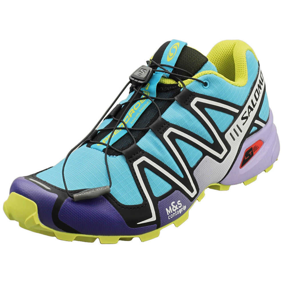 Salomon (9) Speedcross 3 Unisex Running Trainers In Aquarius Liberty White