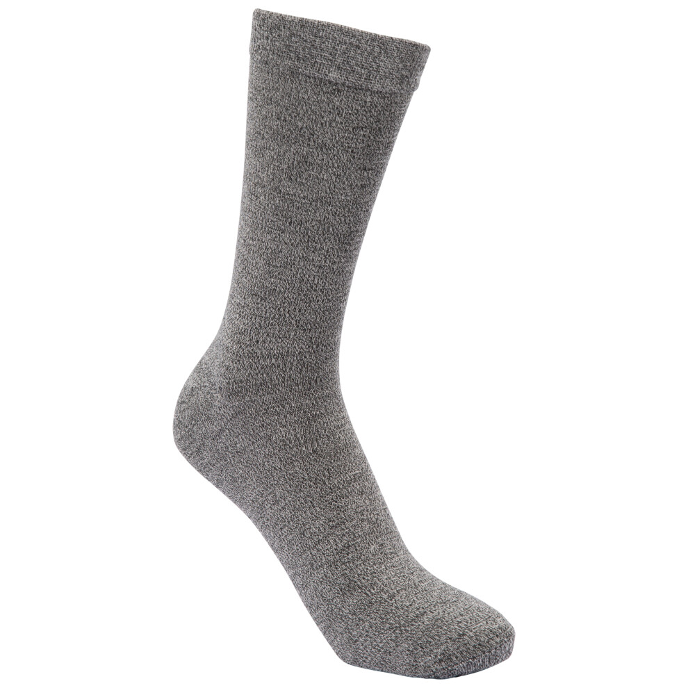 Trespass Men's Black (7/11 Years, Grey/Navy Stripe) 50 Characters:antibacterial Unisex Socks Gift Boxed Bamboo - Cinque