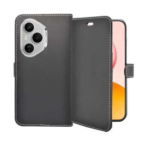 (Black) For Honor 400 Pro Wallet Flip Case Cover 2
