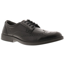 (Black, 6 (Adults')) Hush Puppies Mens Shoes Smart Leather Brogue black UK Size