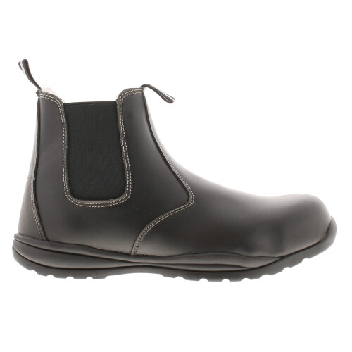 Tradesafe Womens Safety Boots Crush Leather black UK Size 2