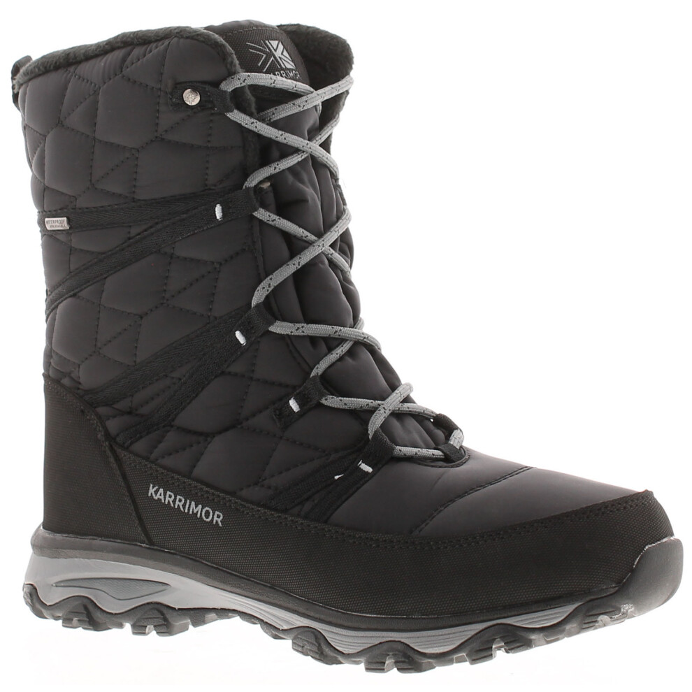 Karrimor Womens Walking Boots Polar Quilt 2 Lace Up black UK Size