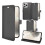 (Black) For Honor 400 Lite Wallet Flip Case Cover 5