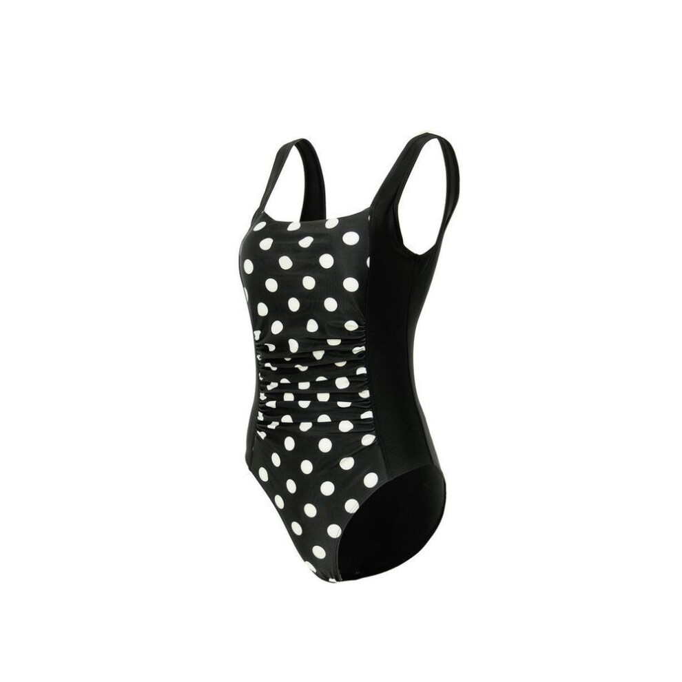 (XL, as the picture) Plus Size One-piece European & American Swimsuit - Conservative Style For Women