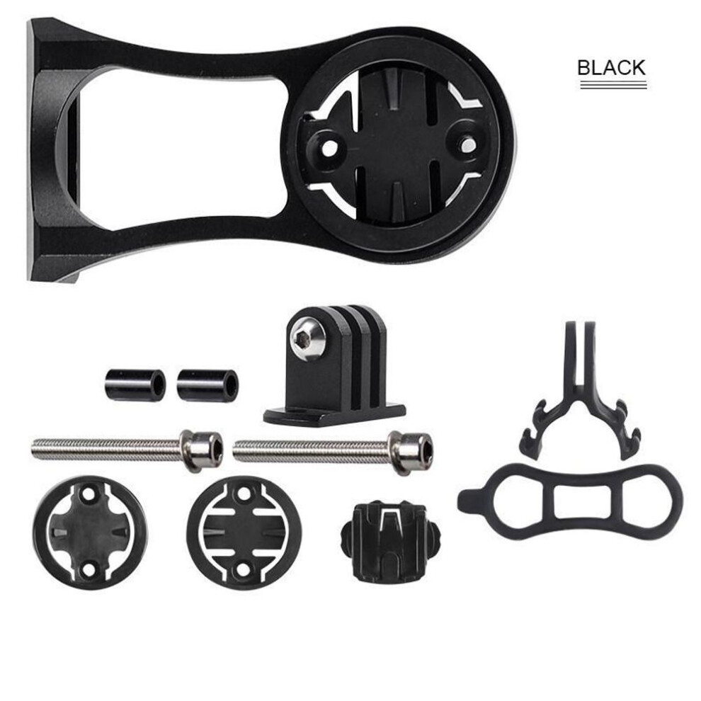 (black) 1pc Bicycle Speedometer Bracket Aluminum Alloy Mountain Bike Handlebar Installation Equipment Bicycle Bracket