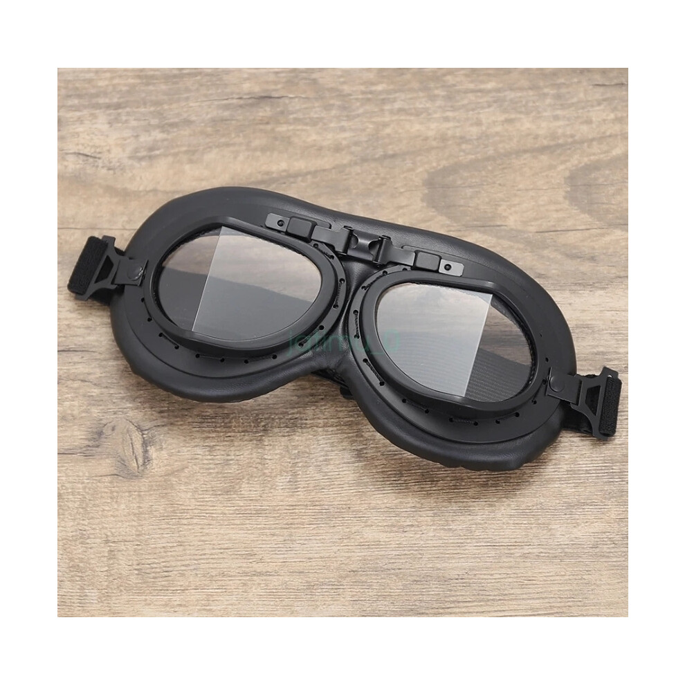 (C11) Vintage Retro Pilot Flying Goggles Car Racing Scooter Cruiser Glasses Eyewear 6963793465163