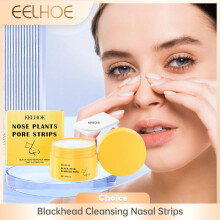 (30g x Strips 60) EELHOE Blackhead Remover Face Mask Peel-Off Nasal Strips Deep Cleansing Pore Shrinking Black Head Remover Nose Strip Skin Care