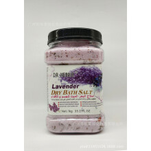 (Lavender 1kg) 1kg Petal Bath Salt Exfoliation And Mud Matte Deep Cleaning Remove Chicken Skin Brighten Matte Bath Salt