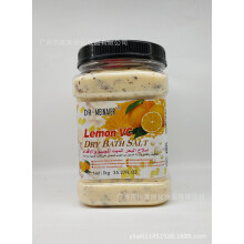 (Lemon 1kg) 1kg Petal Bath Salt Exfoliation And Mud Matte Deep Cleaning Remove Chicken Skin Brighten Matte Bath Salt
