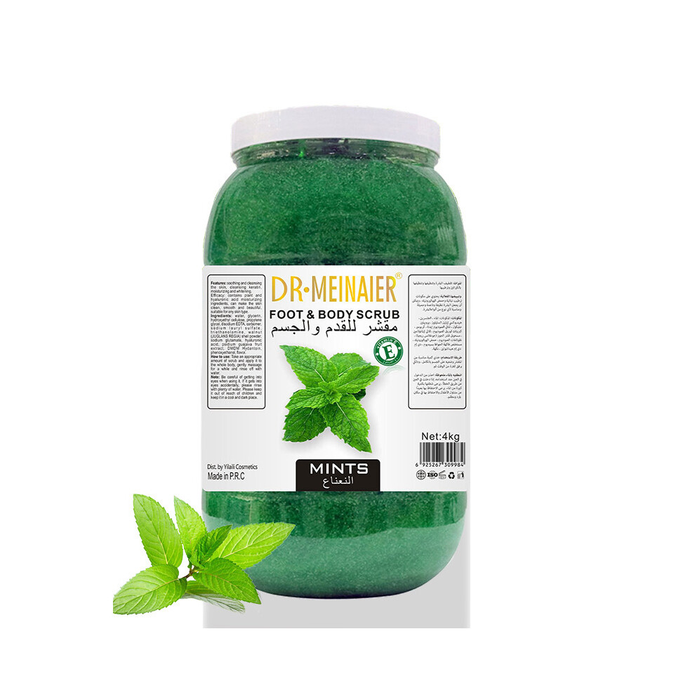 Bghone Lavender/Red (Mint) Vitamin C Scrub Smooth Body Exfoliation Whole Body Scrub Salt