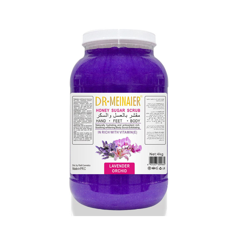 Bghone Lavender ( & Orchid) Vitamin C Scrub Smooth Body Exfoliation Whole Body Scrub Salt