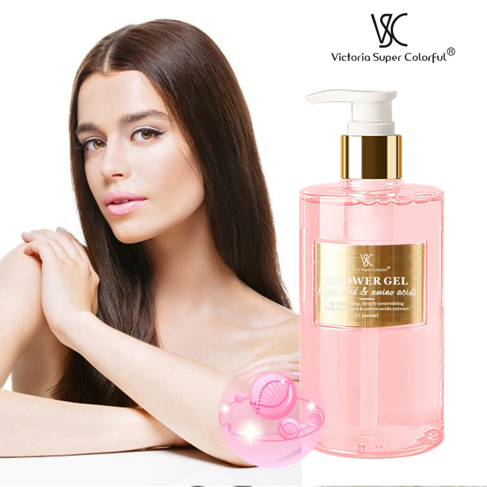 (Amino acids) Fragrant Shower Gel Slim Skin Foam Rich Moisturizing Skin Cleansing Tone Gentle Fragrance Shower Gel-image-OPC-PHF6X7G-NEW