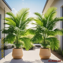 Palma Tropicale Artificiale Extra Grande Da 127 Cm -Decorazioni Interne/esterni In Plastica Durevole Per Natale, Ringraziamento, Manutenzione
