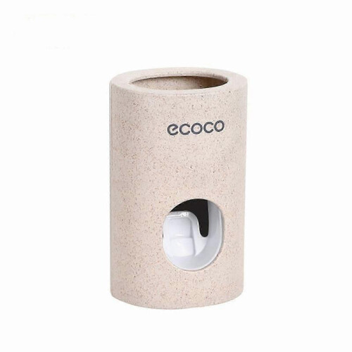 (1pc) 1/2X Automatic Toothpaste Dispenser Dust-proof Toothbrush Holder Wall Mount Stand Toothpaste Squeezer Bathroom Accessories Set 1pc