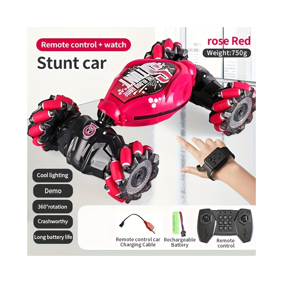Photos - Parts for Drones & RC models  2071-1) 1pc, Remote Control Toy Car, Stunt RC Off-Road Car, F(Red [super Invincible Twist And Turn Car Two Remote Controls])