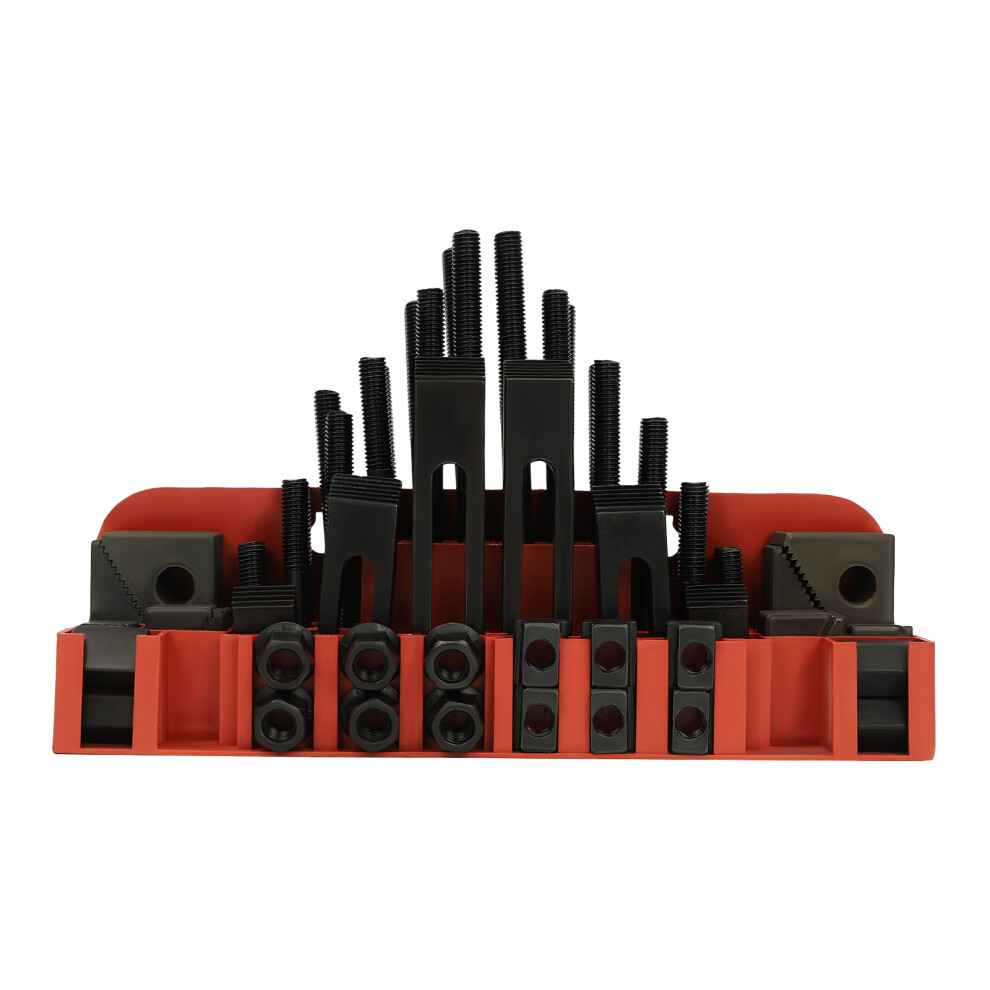 58Pcs Clamping Kit,M12 T-Slot Clamp Kit,Hardened Combined Press Plate 6976084863029