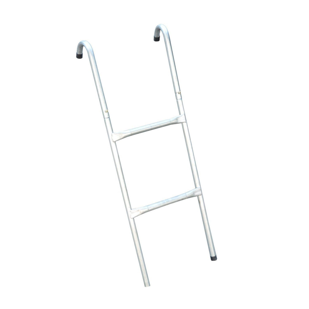 Homcom Trampoline Ladder Galvanized Steel Climbing Suitable For 6Ft 10Ft Jumper