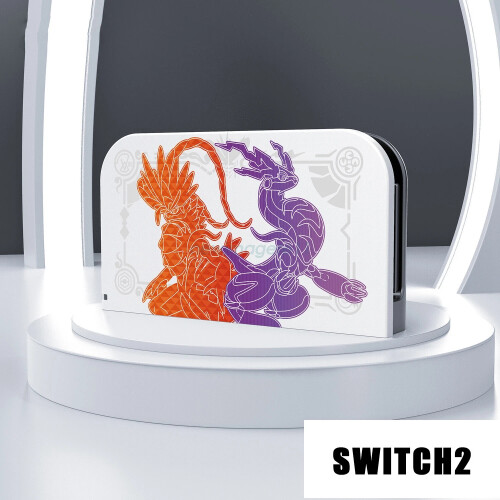 (37) For Switch2 TV Dock Station PC Protective Shell Dock Cover Anime Pattern NEW