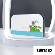 (4) For 2025 Switch 2 TV Dock Station PC Protective Shell Dock Cover Anime Pattern HOT