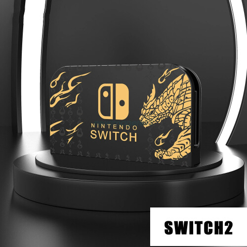 (10) For 2025 Switch 2 TV Dock Station PC Protective Shell Dock Cover Anime Pattern HOT