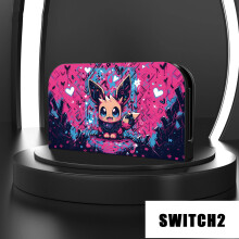 (34) For 2025 Switch 2 TV Dock Station PC Protective Shell Dock Cover Anime Pattern HOT