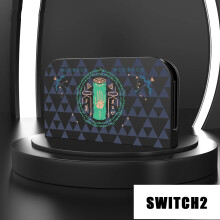 (6) For 2025 Switch 2 TV Dock Station PC Protective Shell Dock Cover Anime Pattern HOT