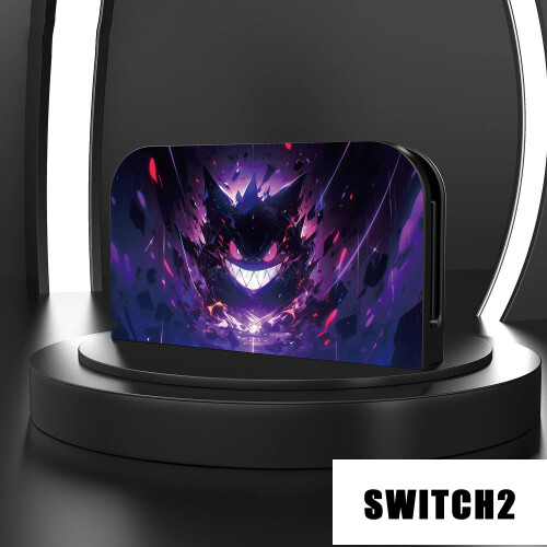 (8) For 2025 Switch 2 TV Dock Station PC Protective Shell Dock Cover Anime Pattern HOT