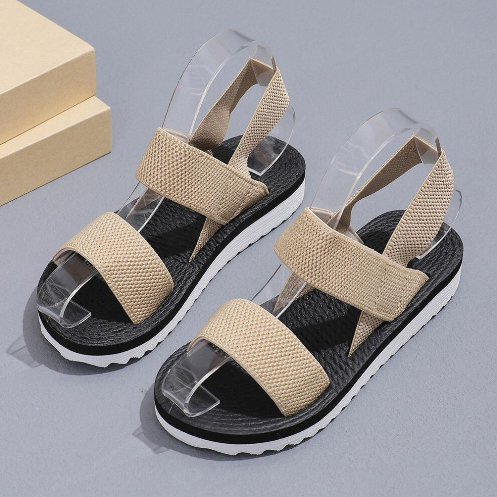 (light brown, 40) Shoes Woman Trend Sandals Women Teen Slippers For Girls Beach Sandals Girls Sandals Women Sandals