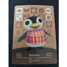 (357 Aurora) Animal Crossing Amiibo Cards ~ Series 4 ~ #301 - 400 ~ HOT