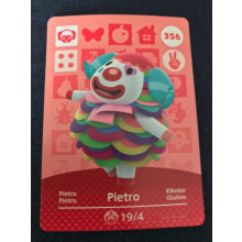 (356 Pietro) Animal Crossing Amiibo Cards ~ Series 4 ~ #301 - 400 ~ HOT
