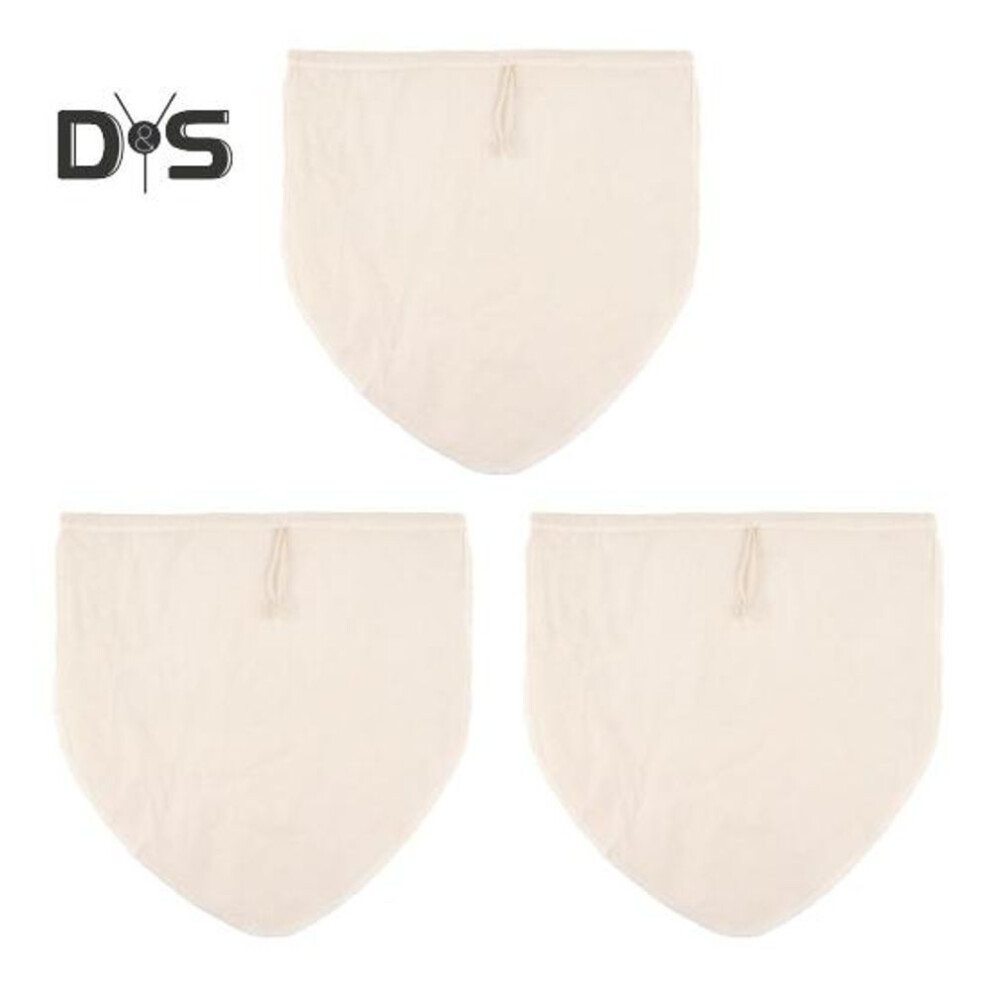3pcs Nut Milk Bag Fine Mesh Filter Bags For Straining Reusable Cheese Cloth Bag For Almond Milk Juice Yogurt Coffee Tea Strainer Bag