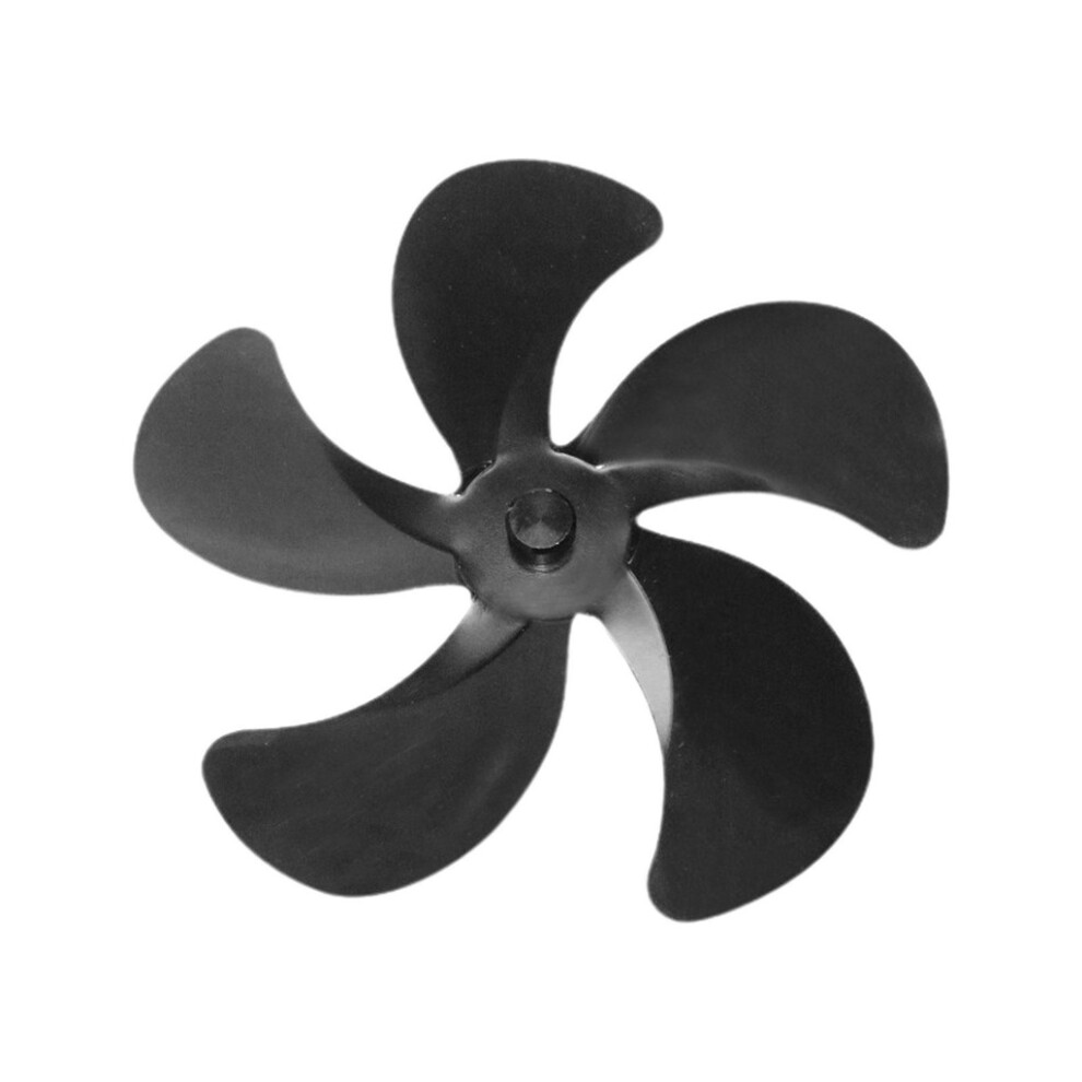 (Black)Lames remplaçables pour ventilateurs de cheminée ventilateur chauffant poêle à bois