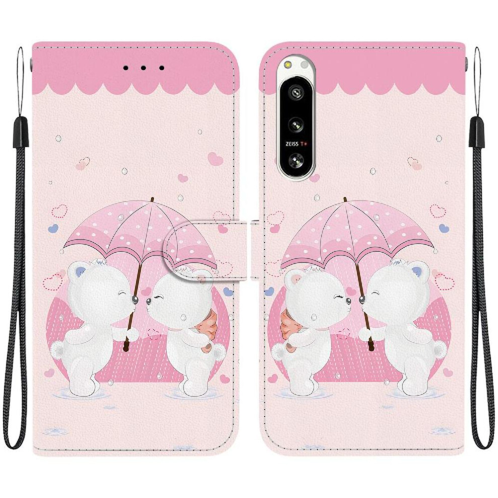 (Ohter) Case For Sony Xperia 5 V Flip Leather Wallet Pattern Cover Pu Leather 764563534562