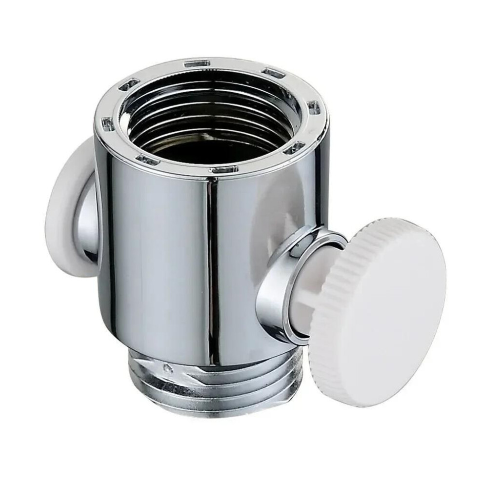 (as the picture) Adjustable Shower Head Diverter Valve Flow Regulator Valve Sprayer Shut-off Switch Water Separator Adapter Bathroom Accessories