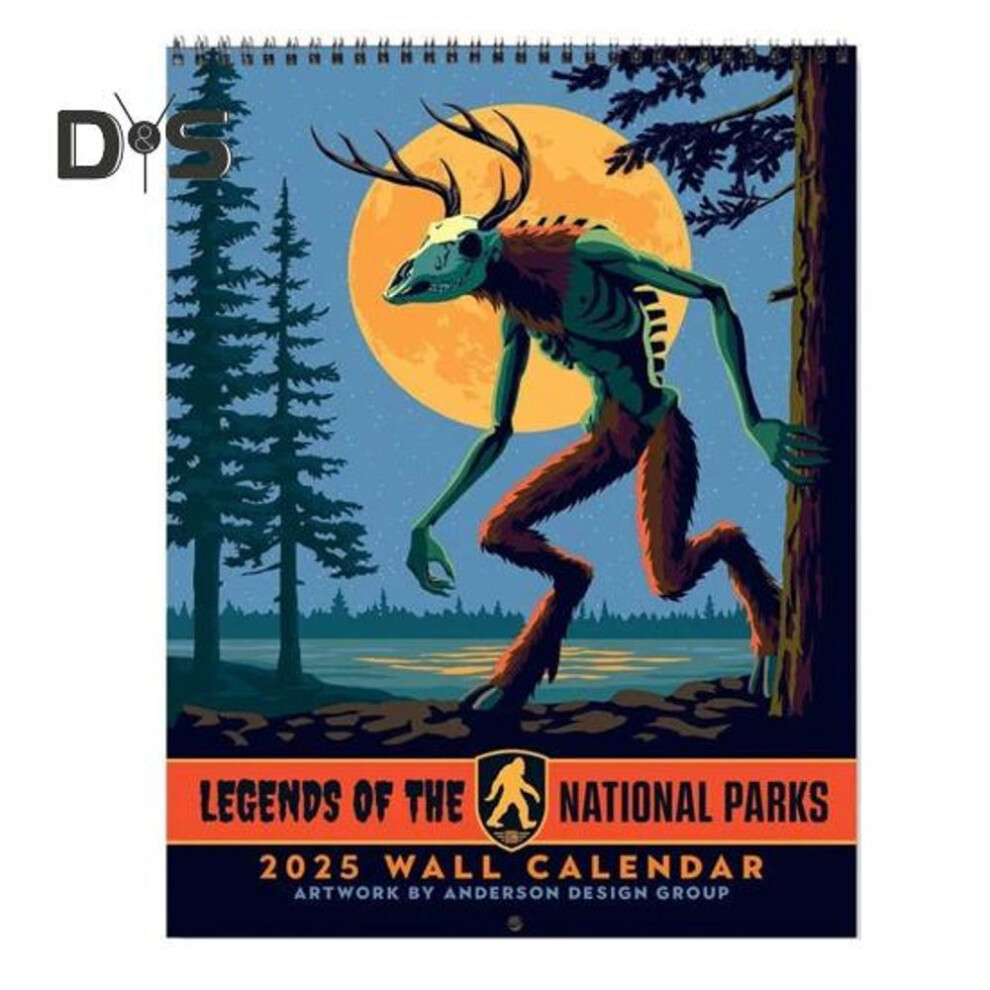 2025 Wall Calendar 12 Posters Of Fictional Creatures Wall Hanging Decoration Monthly Daily Planner For Appointments Notes And To-do List